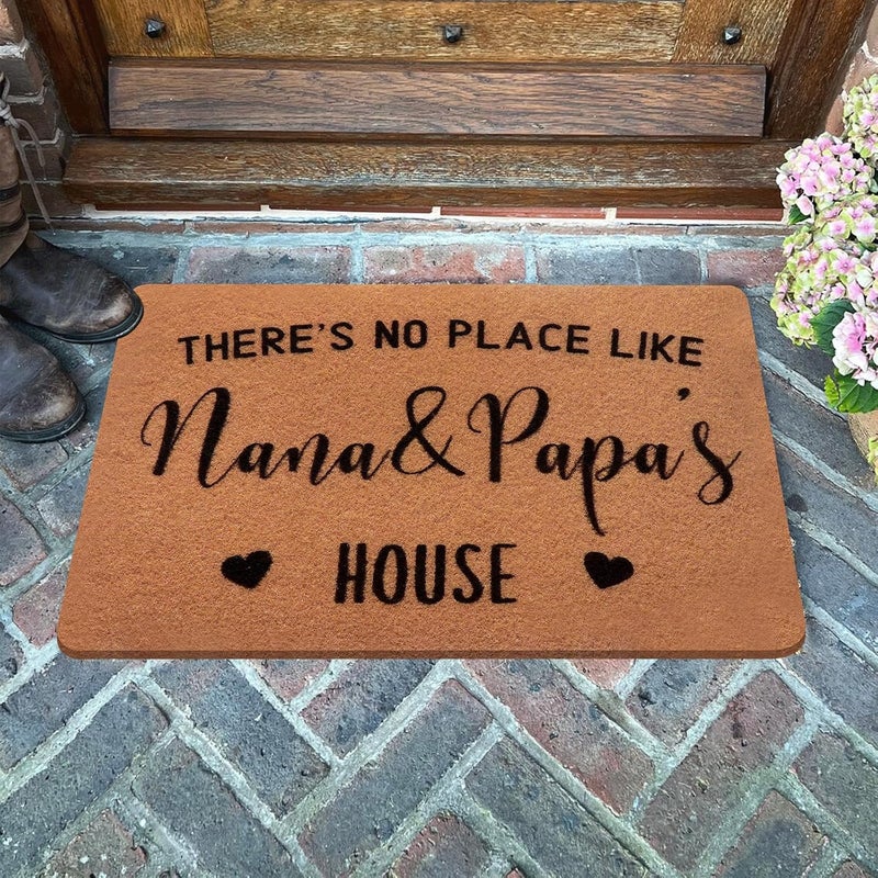 PLUJOYS Christmas Grandma Gifts,Nana Gifts for Grandma,gifts for Nana Papa,Gifts for Grandparents,Nana Papa Gifts,Christmas Gigi Mimi Gifts for Grandma from Granddaughter Grandson Grankids,Doormats Home Decor - Image 3